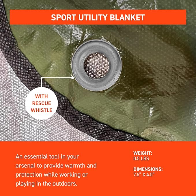 S.O.L. Survive Outdoors Longer SOL Sport Utility Blanket - Green