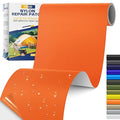 Fabric Repair Tape, Self Adhesive Nylon Repair Patch, Waterproof Outdoor Nylon Tape/Patch Kit for Down Jacket Clothing Tent Awnings Boat Cover Couches Orange 4x70 inch