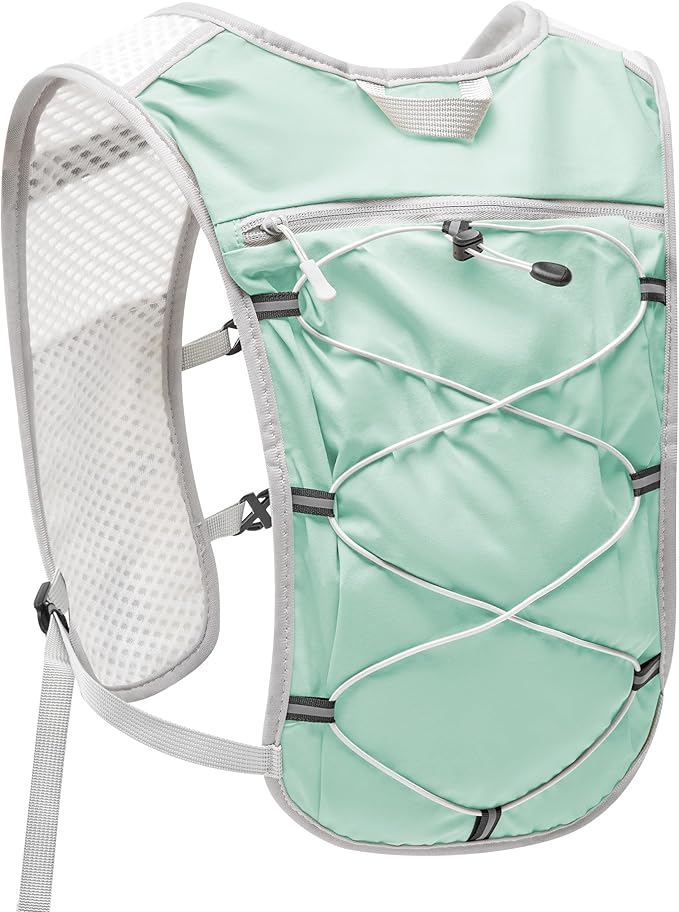 Small Lightweight Hiking Backpack, 3D Breathable Mesh Backpack with Water Bottle & Phone Pockets, Travel Daypack for Men Women, Cycling & City Tour