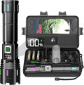 Flashlight 20000 High Lumens Rechargeable - 30W Super Bright LED Flash Light with LCD Display | 3937ft Beam & 12H Long Lasting USB C Powerful Handheld Flashlight for Home, Camping, Hiking, Emergency