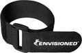 Reusable Cinch Straps 2" x 100" - 4 Pack, Multipurpose Strong Gripping, Quality Hook and Loop Securing Straps (Black)