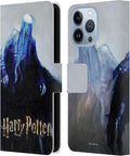 Head Case Designs Officially Licensed Harry Potter Dementor Prisoner of Azkaban II Leather Wallet Case Compatible with Apple iPhone 13 Pro