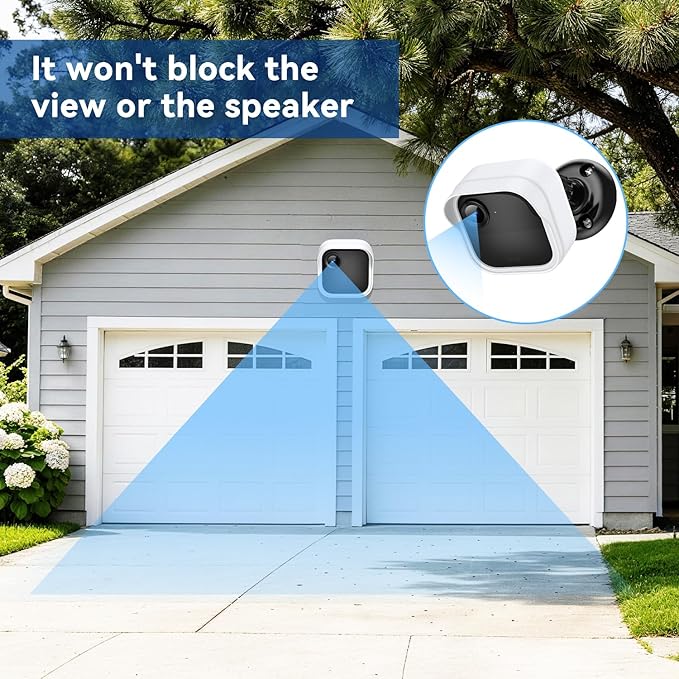 Silicone Case Cover for Blink Outdoor 4/2K+, Weatherproof Silicone Cover Skin Provides Full Camera Protection, for All-New Blink Outdoor 4 Home Security Camera (Black)