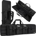 TORIBIO Double Rifle Case Soft Bag 32" 34" 36" 42" 46" 48'' 51“ 55” Gun Case Tactical for Rifle Firearm Storage, Transportation and Hunting Shooting Range, Rifle Backpack