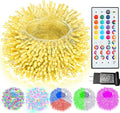 Pooqla Color Changing Christmas String Lights with Remote, 35 Colors 66FT 200LED String Lights Outdoor Decoration, Indoor Connectable Fairy Lights Plug in for Memorial Day 4th of July Decoration