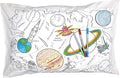 eatsleepdoodle - Coloring Pillowcase for Kids – Reusable DIY Pillow Cover with Washable Markers, Educational Arts & Crafts Activity for Boys & Girls, Fun Gift for Creative Play, Machine Washable