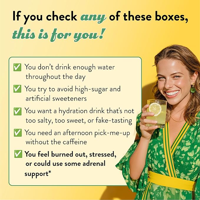 Legendairy Milk She's Thirsty Lemon Lime, No Sugar Added Electrolytes Powder Packets Coconut Water Mix for Women, Instant Hydration Packets, Immune Support, Pregnancy Safe, 18 Ct