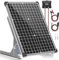 Voltset 30W Solar Panel Kit, 12v Solar Battery Trickle Charger Maintainer + 10A MPPT Charge Controller + Adjustable Mount Bracket,Waterproof Solar Panel Battery Charger for Car Boat Marine RV Roof