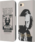 Head Case Designs Officially Licensed Harry Potter Sirius Black Poster Prisoner of Azkaban II Leather Wallet Case Compatible with Apple iPhone 7/8 / SE 2020 & 2022