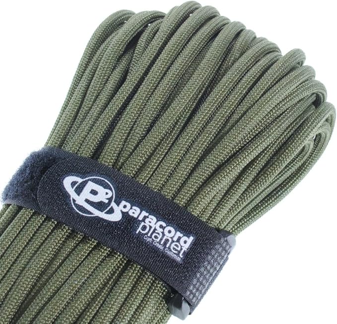 Military Survival Parachute Cord MIL-SPEC Paracord 103 Continuous Feet 750+ Tensile Strength - Authentic MIL-C-5040-H, Type IV 3/16" (5mm) Diameter 100% Nylon Rope Cordage