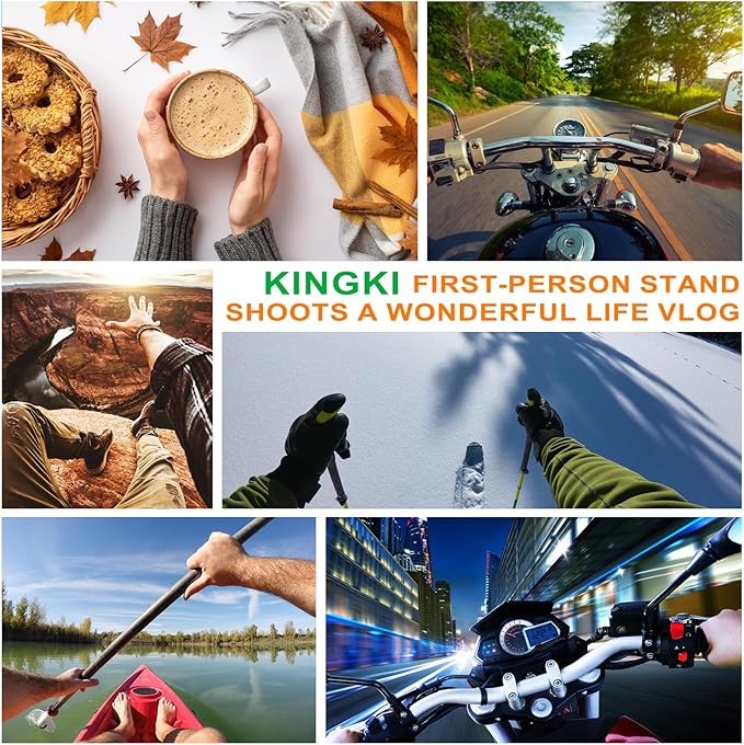 Head-Mounted Mobile Phone Holder,First-Person View Video Outdoor Live Shooting Bracket with Phone Clip(4"-7") for iPhone Samsung Smartphones and GoPro Insta360 Sony DJI Action Camera Head Mount Strap