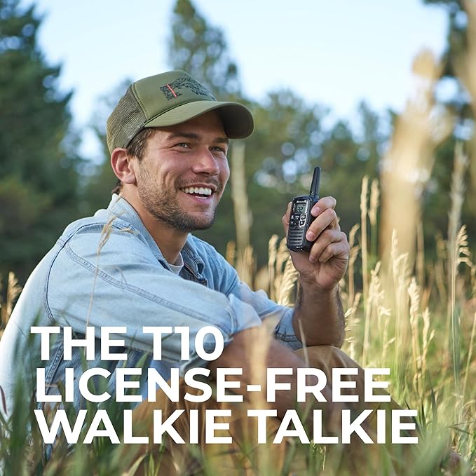 Midland® T10 X-TALKER Two-Way Radios - 22 Channels - Long Range Walkie-Talkies, 38 Privacy Codes - Best Family Camping Radio - 2 Pack