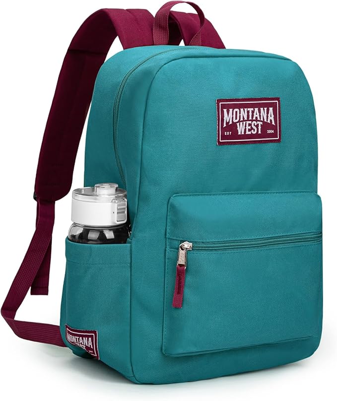 Montana West Backpack for Women Men 2 PCS Lightweight College Bookbags Casual Daypack Backpacks for Commute & Travel