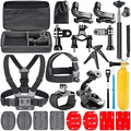 Navitech 18 in 1 Action Camera Accessories Combo Kit with EVA Case Compatible with Aokon 4K Action Camera,