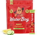 Waterboy Daily Hydration | 1,570mg Electrolyte Powder Packets | No Sugar, All Natural, Gluten Free, Zero Calories | 15 Drink Stick Mixes (Cucumber Citrus)