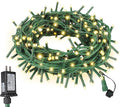 Twinkle Christmas Lights 33ft 100 LED 8 Modes with Timer, Connectable Xmas Tree Mini Lights for Indoor Outdoor Home Party Patio Garden Holiday Warm White