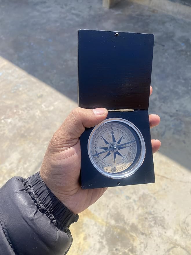 Lewis and Clark Expedition Nautical Compass, Handmade Black Rose Wooden and Brass Compass Authentic Compass,Nautical Gift, Gift for All, Unisex Gift Corporate Gift