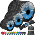 750Ib Reflective Paracord Rope,100' 200' 500' 1000', 4mm 11 Strand Parachute Spool Cord with Collecting Bag, para Cord Lanyard for Hammock, Camping