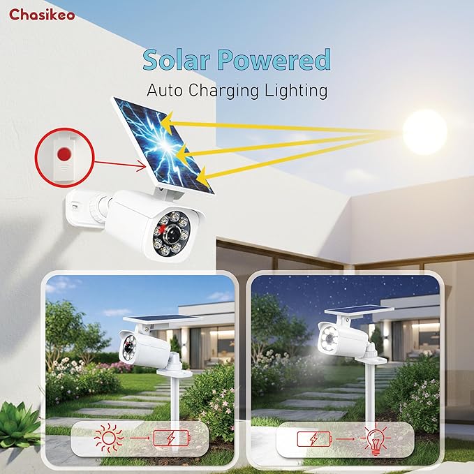 2 Pack Solar Motion Lights Outdoor, Solar Spotlights with Motion Sensor, IP67 Waterproof Solar Power Security Lights, 360° Rotatable for Garden, Yard, Pathway, Fence, Driveway, 1200LM, White