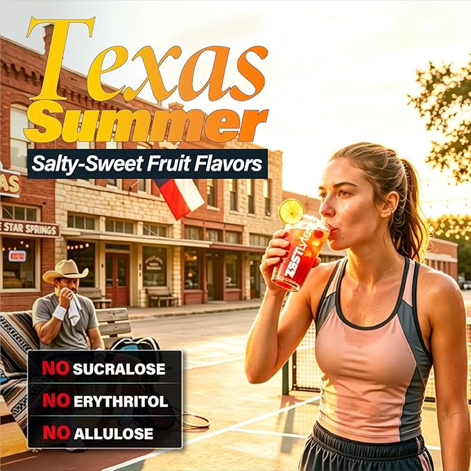 40 Sticks Sport Hydration Sugar Free Electrolyte Packets, High Sodium Low Calorie Electrolyte Powder Drink Mix, Liquid Daily IV Flavors | Salty Watermelon Raspberry Lemon Orange