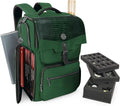 ENHANCE Collector's Edition DnD Backpack - RPG DM Bag for Dungeons and Dragons - DnD Bag fits 6-8 Books, 18" Laptop/DM Screen Slot, Miniature Foam Trays, Accessory Pockets, Map Strap (Dragon Green)