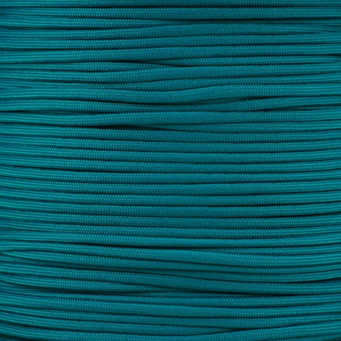 Paracord Planet Solid Color 550lb Paracord – 7 Strand Type III Nylon Cord for Indoor and Outdoor Tasks – Teal (100 ft)