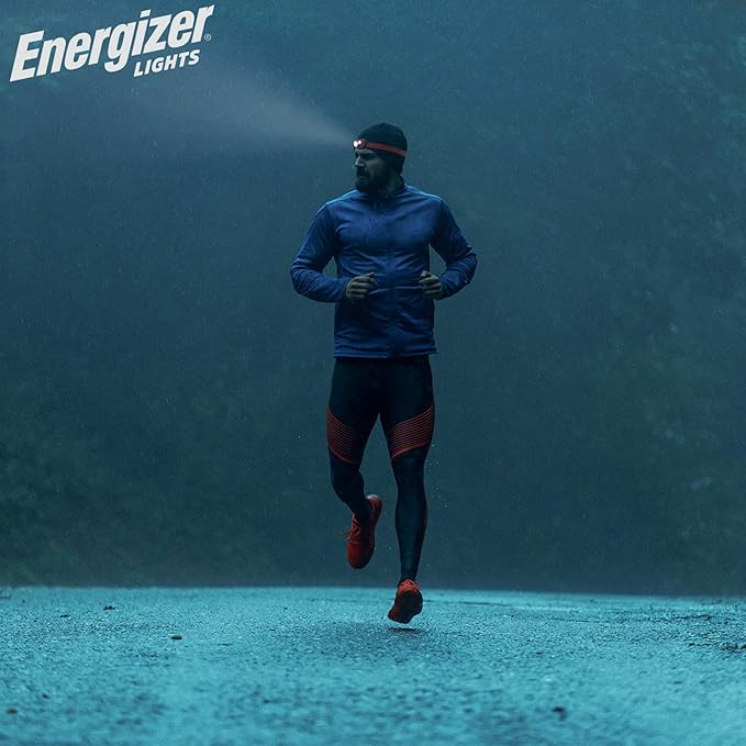 Energizer PRO LED Headlamp, IPX4 Water Resistant Headlamps, High-Performance Head Light for Outdoors, Camping, Running, Storm, Survival LED Light for Emergencies (Batteries Included)