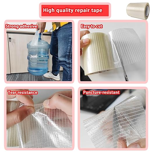 Birllaid 39FT RV Awning Repair Tape for Tarp,Tent, Boat Covers, Sail Repair Tape Waterproof, Heavy Duty