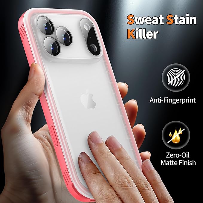 Cozycase TOP Military Protective IP68 Waterproof Case for iPhone 17 Pro Heavy Duty 360 Shockproof Full Body with Screen Camera Protector Double Dustproof Hard Tough 17Pro Front Back Cover