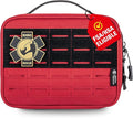 RHINO RESCUE Vehicle IFAK Trauma Kit with C-A-T Tourniquet, Tactical First Aid Kit Molle Pouch Red