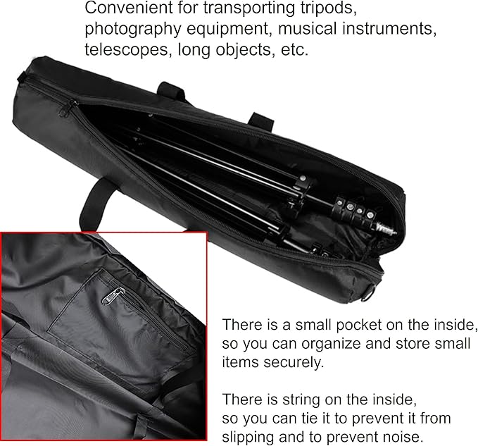 Camera Tripod & Monopod Cases, photography equipment, telescope cases,musical instrument protection bags, long item transport bags, carry bags, fishing rod cases (100cm/39.3inch)