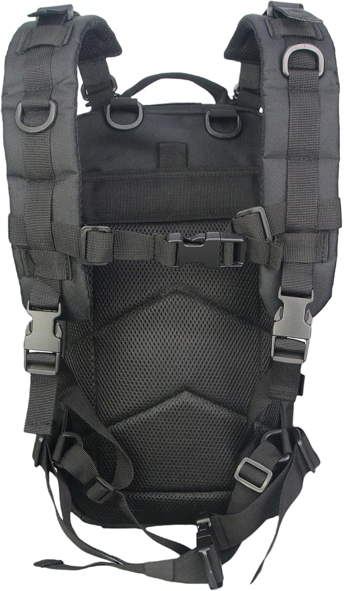 Lightning X Stocked EMS/EMT Trauma & Bleeding First Aid Responder Medical Backpack + Kit + Pouches - Black