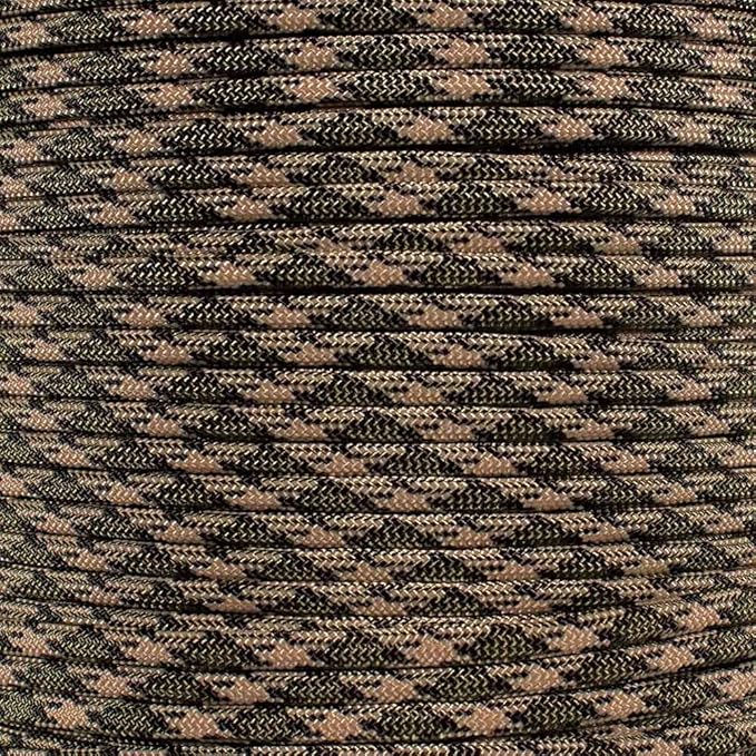 Paracord Planet Nylon 550lb Type III 7 Strand Paracord - Made in The U.S.A - Strong and Durable
