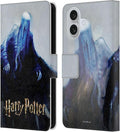 Head Case Designs Officially Licensed Harry Potter Dementor Prisoner of Azkaban II Leather Wallet Case Compatible with Apple iPhone 16