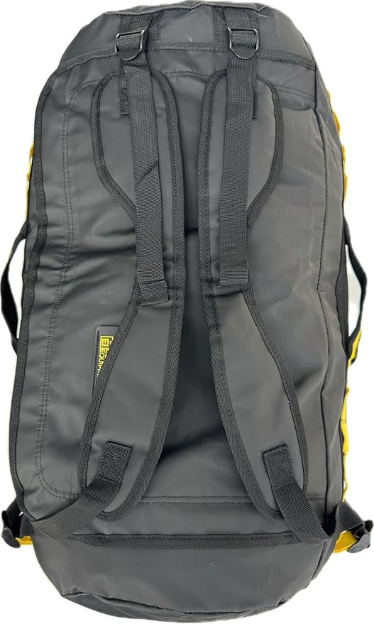 Element Equipment Trailhead Duffel Bag Shoulder Straps Waterproof Black/Yellow Small
