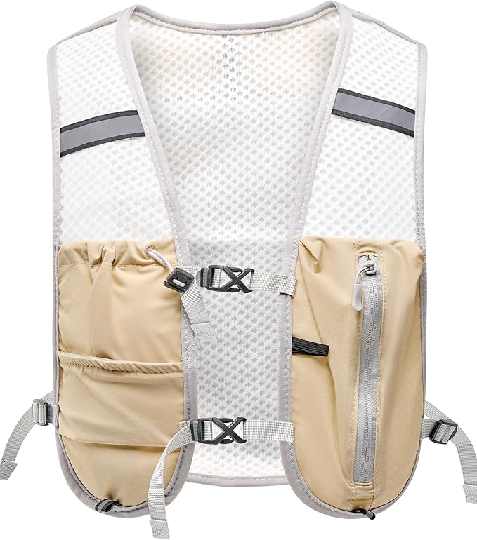 Small Lightweight Hiking Backpack, 3D Breathable Mesh Backpack with Water Bottle & Phone Pockets, Travel Daypack for Men Women, Cycling & City Tour