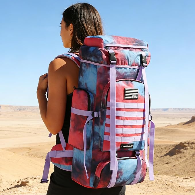 Hiking Backpack for Men 70L/100L Camping Backpack Military Rucksack Molle 3 Days Assault Pack for Climbing | Camping Backpack, 3 Days Assault Pack, for Climbing