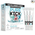 Pure Kick Arctic Variety pack Singles to Go Powdered Drink Mix, Arctic Wave, Arctic Wave Cherry, Arctic Ice, 30 Count Packets