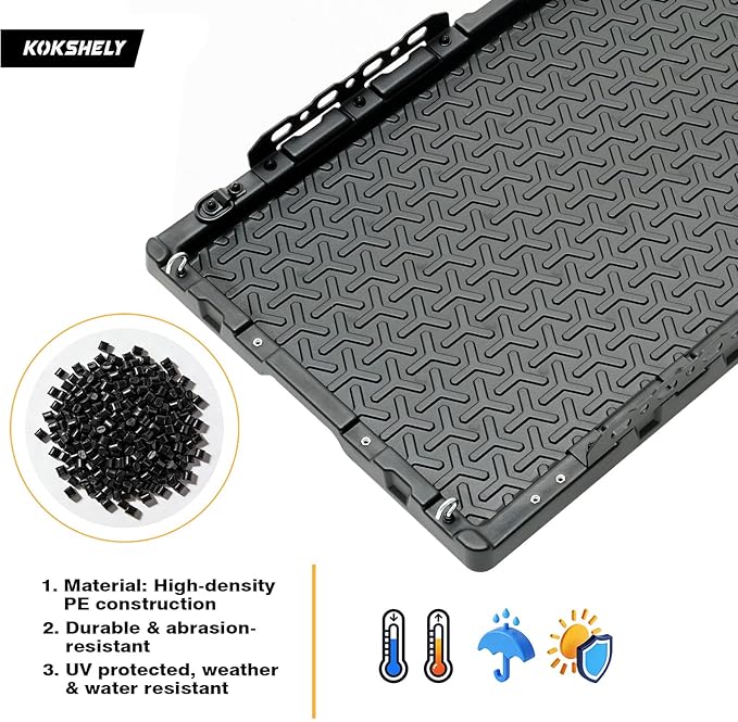 Heavy-Duty Dual-Wall Sliding Truck Bed Cargo Tray with Wheels, Truck Bed Slide-Out Truck Bed Cargo Tray for Long Beds, Truck Bed Organizer Tray, Fits Most Full-Size Pickups