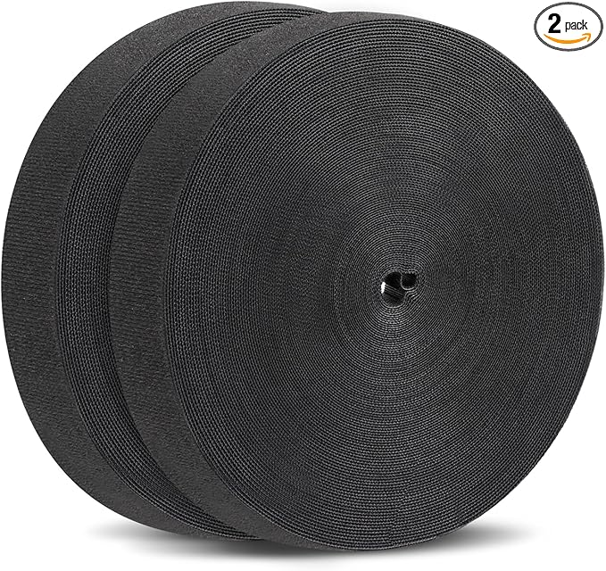 1/2In x 197Ft Reusable Cable Ties Hook and Loop Roll | Tie Down Straps, Nylon Double-Sided Strips, | Adjustable Multi-Purpose Wrap Fasteners forOffice, Home, Data Center