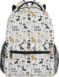 Wamika Bernese Mountain Dog Kids Backpack Cute Puppy Paw School Backpacks Boys Girls Preschool Book Bag