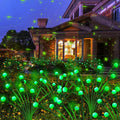 Kohlrabi Solar St Patricks Day Lights Outdoor, 2 Pack 16 LED Solar Green Firefly Lights, Waterproof Wind Swaying Light for St. Patrick's Day Irish Day Outside Yard Patio Decoration