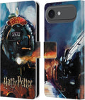 Head Case Designs Officially Licensed Harry Potter Hogwarts Express Prisoner of Azkaban II Leather Wallet Case Compatible with Apple iPhone 17 Air