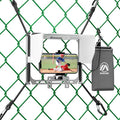 Cell Phone Fence Mount with Shade, Game Changer Mounting Kit, Gamechanger Streaming kit Works with iPhone, Mevo Start, Phones, and GoPro, for Recording Baseball Games(Upgraded Version)