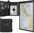 LIVANS Tactical Pouch Military Map Case Holder Army Foldable Map Storage Pouch Multifunctional for Outdoors or Hiking - 13"x10" Clear Viewing Area,1000D Oxford + Waterproof TPU
