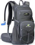 N NEVO RHINO Hydration Backpack, 18L Multipurpose Hiking Backpack with 3L Water Bladder, Water Backpack Insulated Hydration Pack Ideal for Hiking and Cycling