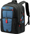 LOVEVOOK Travel Laptop Backpack with Lock and 17 Large Computer Business Work Backpack for Men (Blue-Lunch, 17 inch)