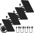 Rhorawill 4 Pack Solar Panel for Blink Outdoor 2K+/4(4th Gen)/Outdoor(3rd Gen) XT3 and XT2/XT Camera(Not Included)/Blink Outdoor Camera,Solar Panel with Mount 13.1ft Cable Rubber Plug