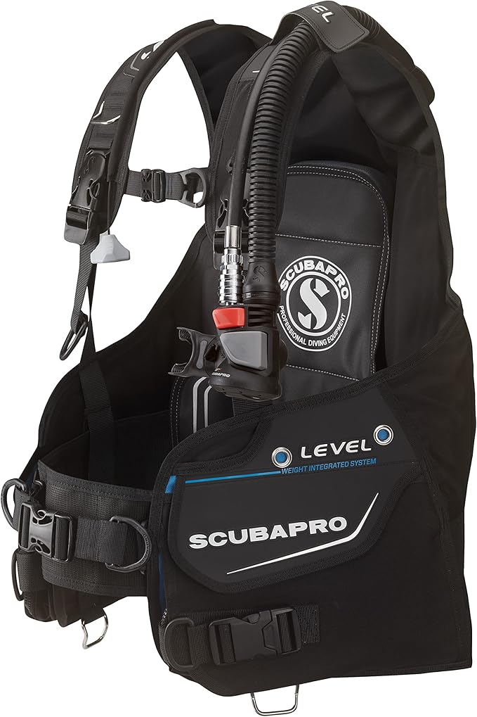 SCUBAPRO Level Super Cinch Front Adjustable Scuba Diving BCD for Recreational Diving