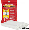 Go Time Gear Emergency Fire Blanket for Home and Kitchen, Fire Retardant Emergency Fire Blanket Kit, Survival Fireproof Blanket Up to 1,200 Degrees Fahrenheit
